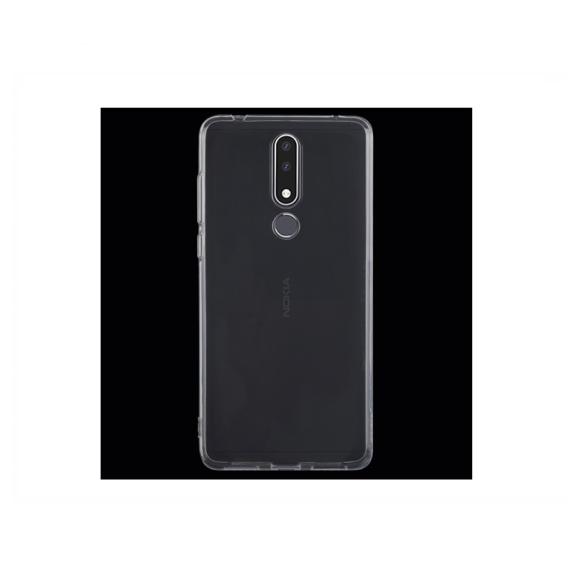 FUNDA CARCASA GEL TPU PARA NOKIA 3.1 PLUS TRANSPARENTE