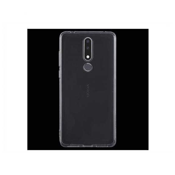 FUNDA CARCASA GEL TPU PARA NOKIA 3.1 PLUS TRANSPARENTE