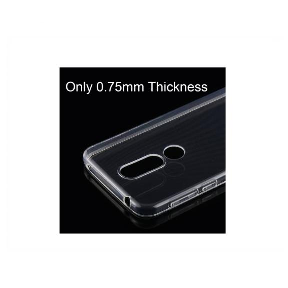 FUNDA CARCASA GEL TPU PARA NOKIA 7.1 TRANSPARENTE