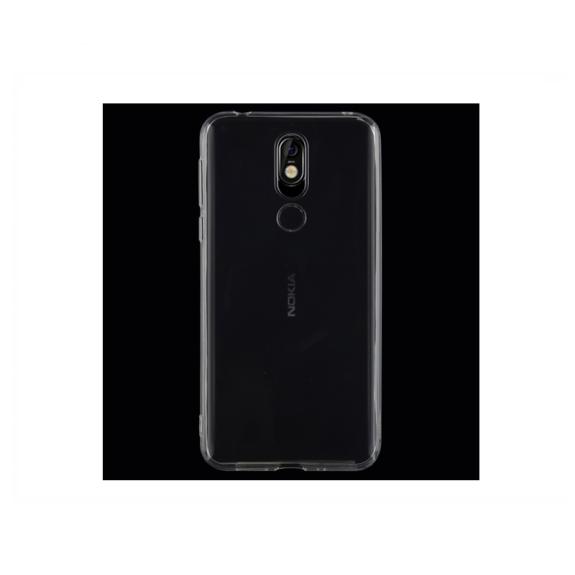 FUNDA CARCASA GEL TPU PARA NOKIA 7.1 TRANSPARENTE