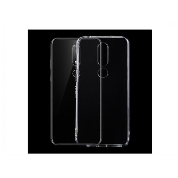 FUNDA CARCASA GEL TPU PARA NOKIA X6 2018 TRANSPARENTE