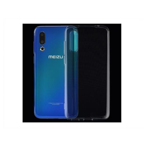 FUNDA CARCASA GEL TPU PARA MEIZU 16S TRANSPARENTE