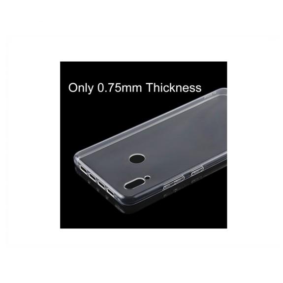 FUNDA CARCASA GEL TPU PARA HUAWEI HONOR NOTE 10 TRANSPARENTE