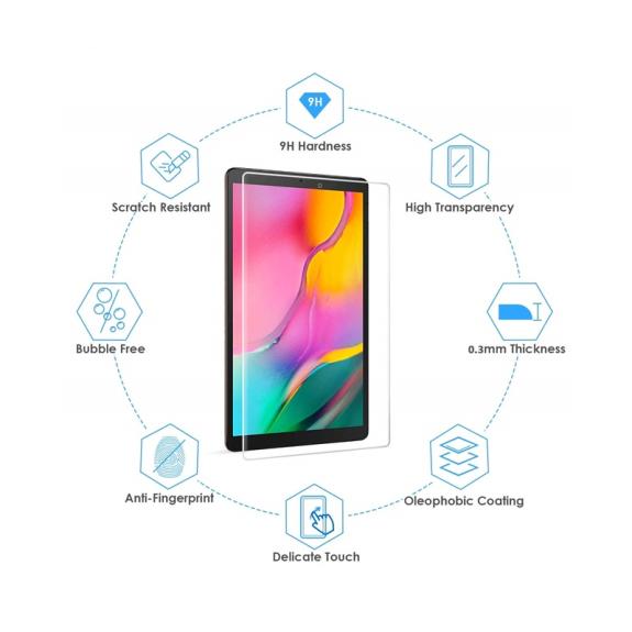 CRISTAL TEMPLADO PARA SAMSUNG GALAXY TAB A 10.1" 2019