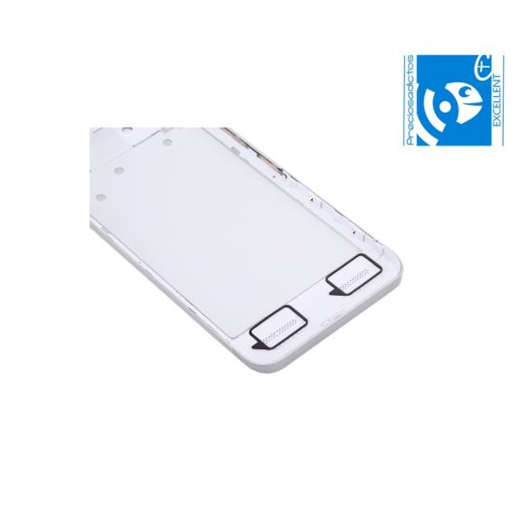 TAPA TRASERA CUBRE BATERIA PARA LENOVO VIBE K5 PLATA