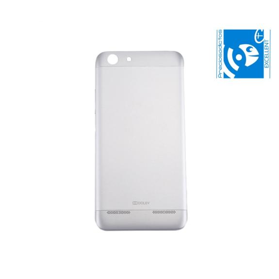 TAPA TRASERA CUBRE BATERIA PARA LENOVO VIBE K5 PLATA