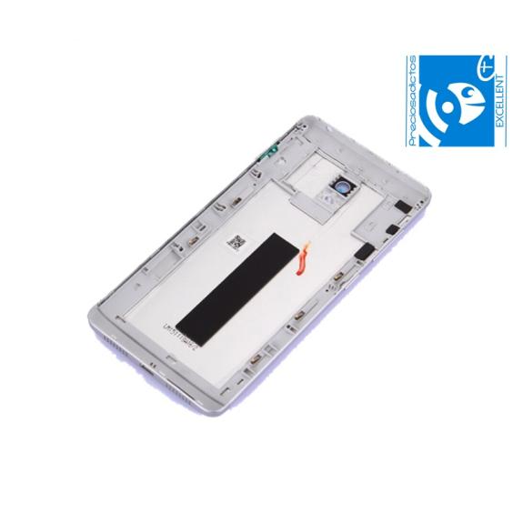 TAPA TRASERA CUBRE BATERIA PARA LENOVO VIBE P1 PLATA