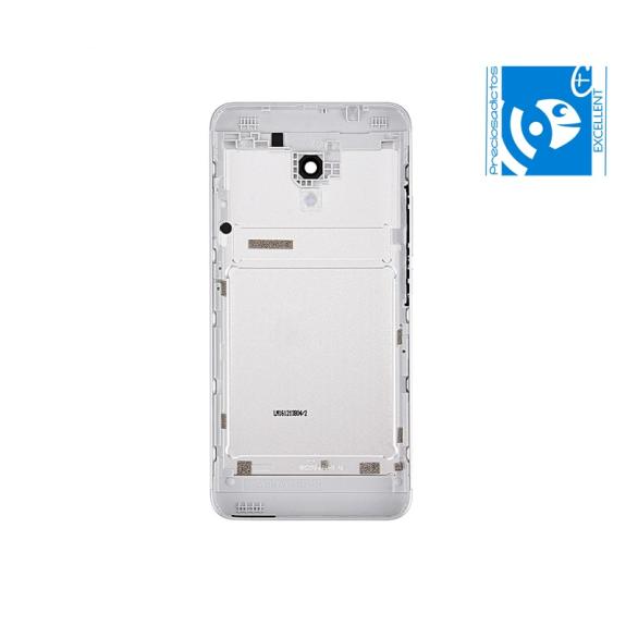 TAPA TRASERA CUBRE BATERIA CON EMBELLECEDOR PARA MEIZU M5S PLATA