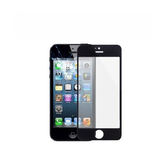 Cristal de pantalla para iPhone 5 / 5s / SE negro