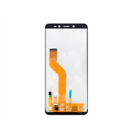 Pantalla para Wiko Sunny 3 Plus blanco sin marco dorado