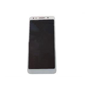 Tactile LCD screen full for Alcatel 1X white with frame