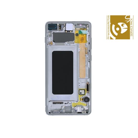 Pantalla SERVICE PACK para Samsung Galaxy S10 Plus blanco