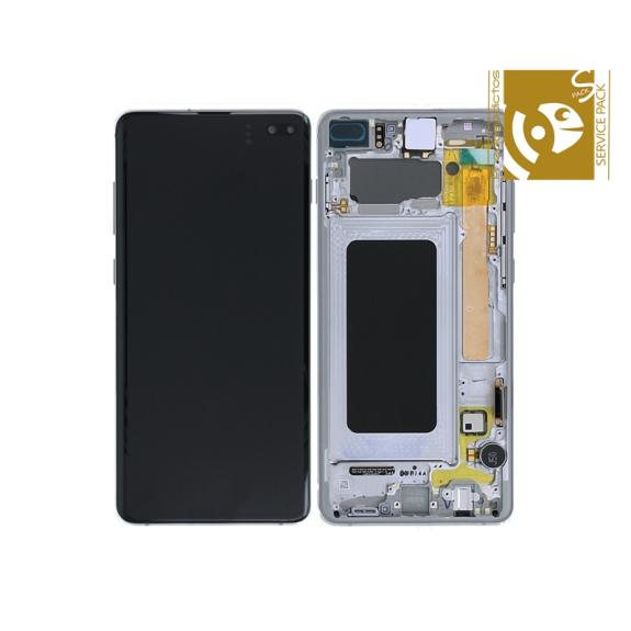 Pantalla SERVICE PACK para Samsung Galaxy S10 Plus blanco