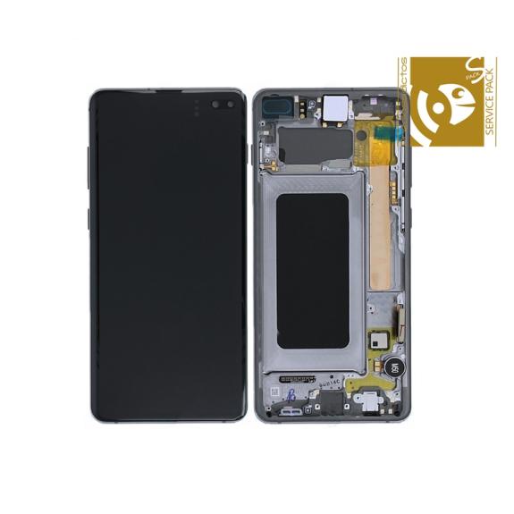 Pantalla SERVICE PACK para Samsung Galaxy S10 Plus gris