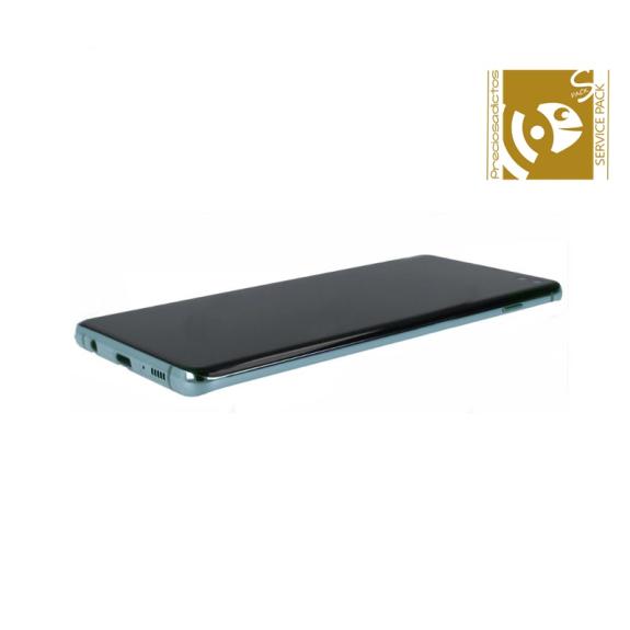 Pantalla SERVICE PACK para Samsung Galaxy S10 Plus verde