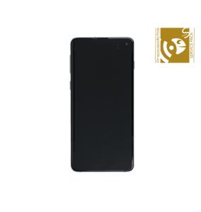 Pantalla SERVICE PACK para Samsung Galaxy S10 con marco verde