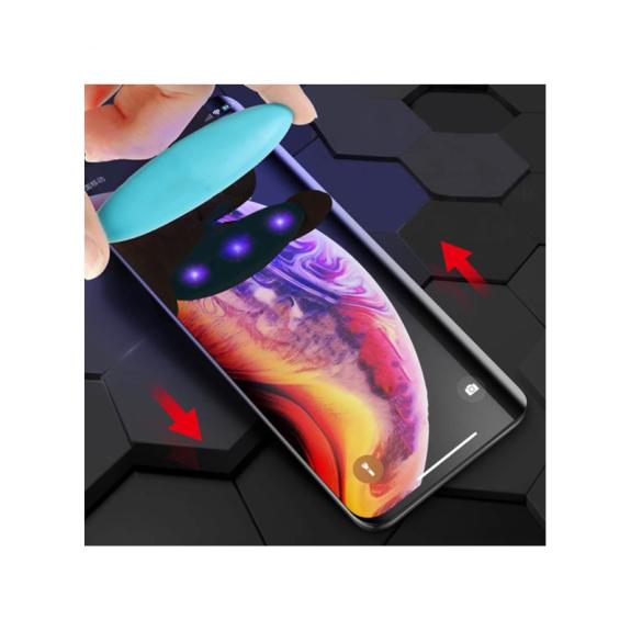 Vidrio templado UV liquido de gel OCA para iPhone XR y iPhone 11