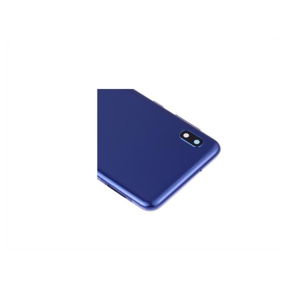 Tapa para Samsung Galaxy A10 azul con lente