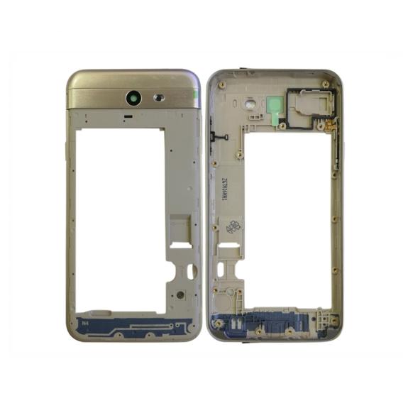 Marco para Samsung Galaxy J7 V dorado