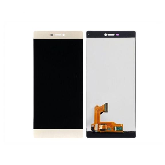 Pantalla para Huawei P8 dorado sin marco