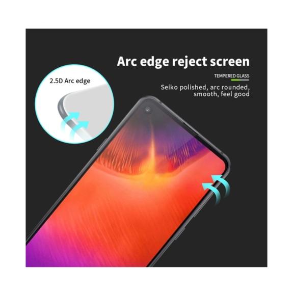 PROTECTOR CRISTAL TEMPLADO PARA SAMSUNG GALAXY A60 NEGRO