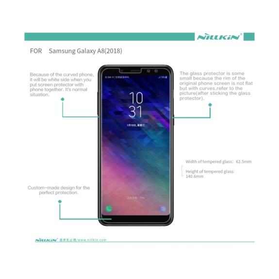 CRISTAL TEMPLADO PARA SAMSUNG GALAXY A8 PLUS 2018