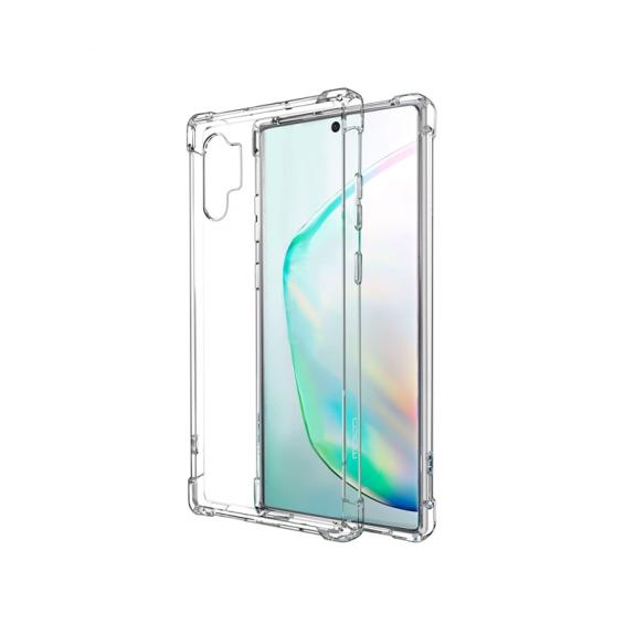 FUNDA GEL TPU PARA SAMSUNG NOTE 10 PLUS / TRANSPARENTE