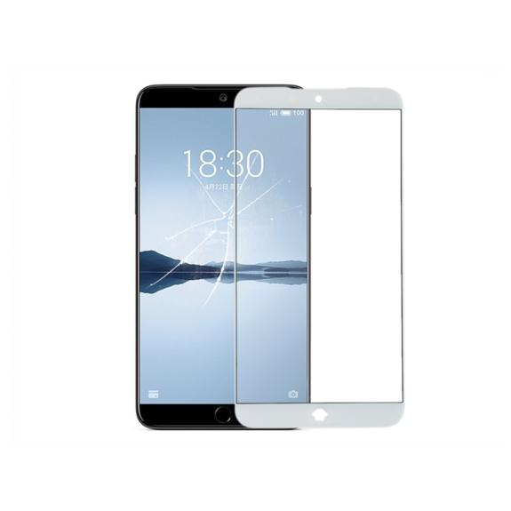 CRISTAL FRONTAL DE PANTALLA PARA MEIZU 15 BLANCO