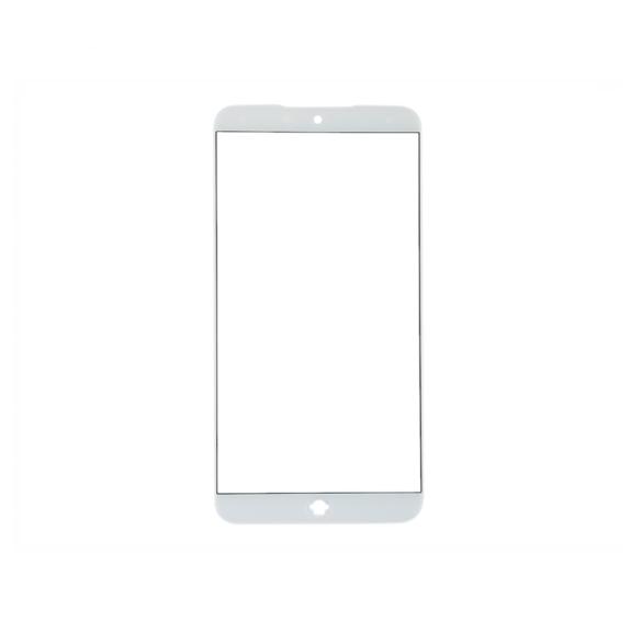 CRISTAL FRONTAL DE PANTALLA PARA MEIZU 15 BLANCO