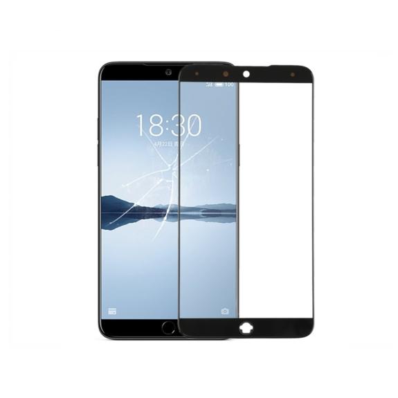 CRISTAL FRONTAL DE PANTALLA PARA MEIZU 15 NEGRO