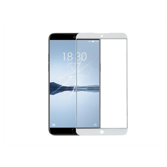 CRISTAL FRONTAL DE PANTALLA PARA MEIZU 15 PLUS BLANCO