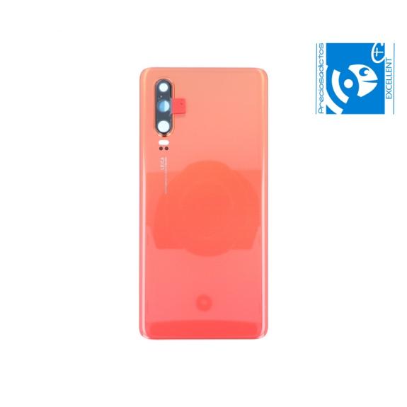 Tapa para Huawei P30 naranja con lente EXCELLENT