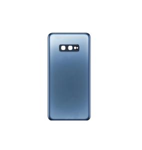 Tapa para Samsung Galaxy S10E azul con embellecedor