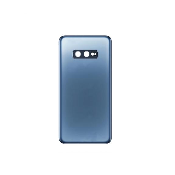 Tapa para Samsung Galaxy S10E azul con embellecedor