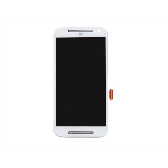 PANTALLA TACTIL COMPLETA PARA MOTOROLA  G2 BLANCO CON MARCO