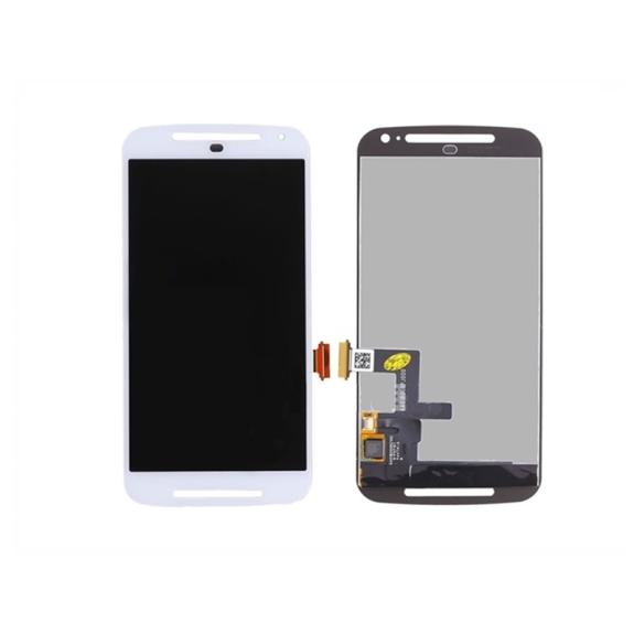 PANTALLA TACTIL COMPLETA PARA MOTOROLA  G2 BLANCO SIN MARCO