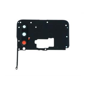 Soporte de placa con lente para Huawei Honor 20I negro