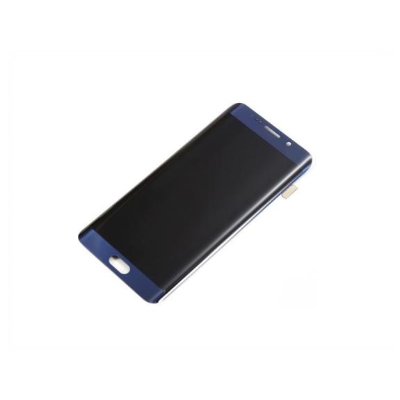Pantalla para Samsung Galaxy Edge Plus azul sin marco