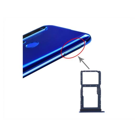 Bandeja dual SIM + SD para Huawei Nova 5I azul