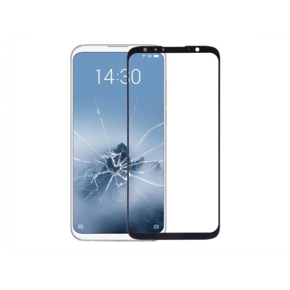 CRISTAL FRONTAL DE PANTALLA PARA MEIZU 16 PLUS NEGRO