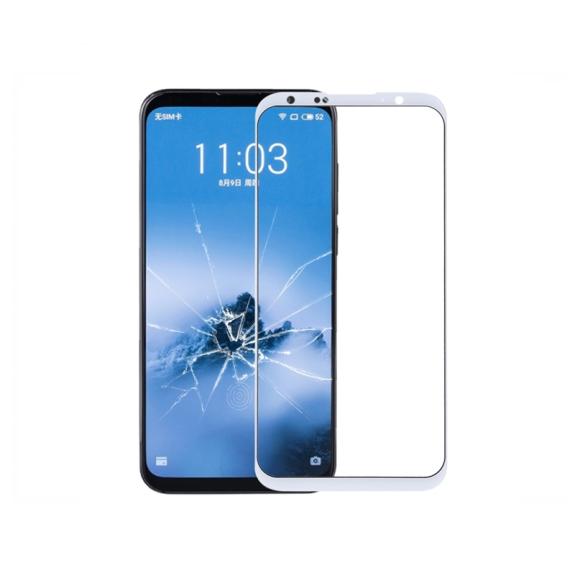 CRISTAL FRONTAL DE PANTALLA PARA MEIZU M16 PLUS BLANCO