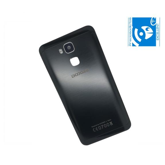 TAPA TRASERA CUBRE BATERIA PARA DOOGEE Y6 NEGRO