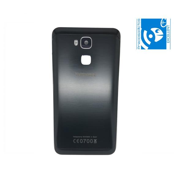 TAPA TRASERA CUBRE BATERIA PARA DOOGEE Y6 NEGRO