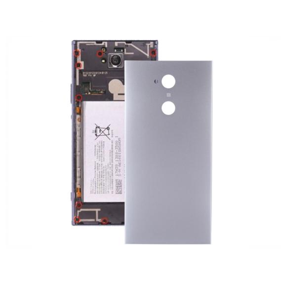 TAPA TRASERA CUBRE BATERIA PARA SONY XPERIA XA2 ULTRA PLATA