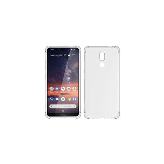 FUNDA CARCASA GEL TPU PARA NOKIA 3.2 TRANSPARENTE