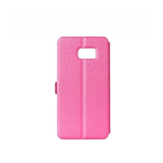 FLIP COVER VENTANA GRANDE PARA SAMSUNG GALAXY S6 EDGE PLUS ROSA