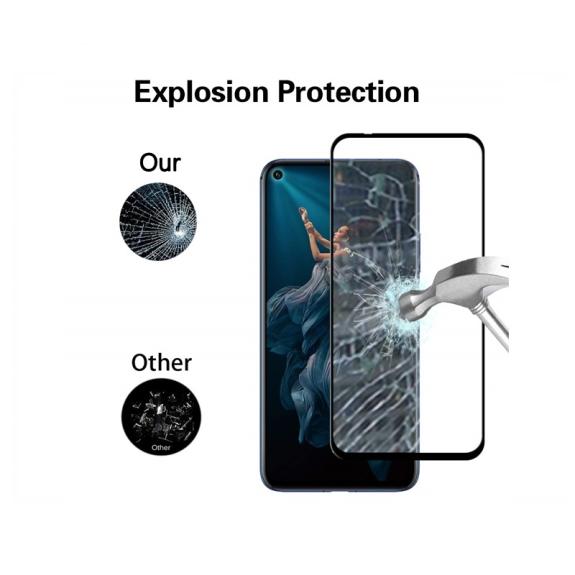 PROTECTOR CRISTAL TEMPLADO PARA HUAWEI HONOR 20 PRO NEGRO