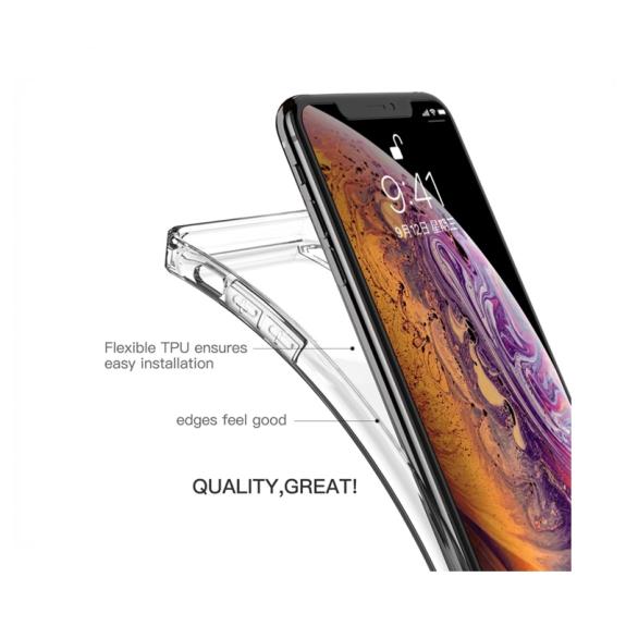 FUNDA CARCASA GEL TPU TRANSPARENTE PARA IPHONE XS MAX