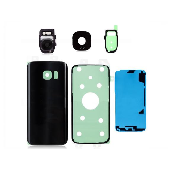 Set de tapa para Samsung Galaxy S7 Edge negro