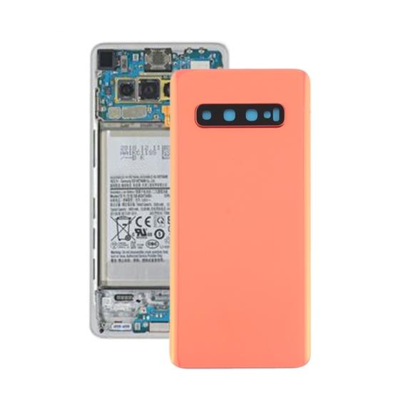 Tapa para Samsung Galaxy S10 coral con lente